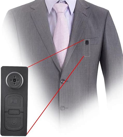 buy spy vision updated button spy camera hd audio  video recorder p hidden mini secret cam