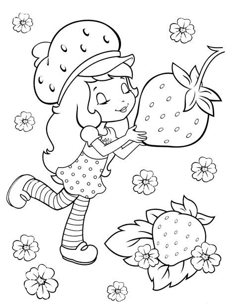 strawberry shortcake  coloringcolorcom puppy coloring pages