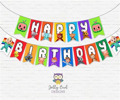 personalized cocomelon birthday party decoration package digital kit