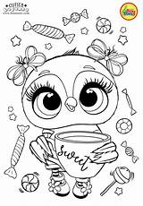 Coloring Pages Cute Cuties Books Printables раскраски Owl Bontontv Sweets Kids Bojanke Preschool Animal Bonton Book Visit Color Sheets sketch template