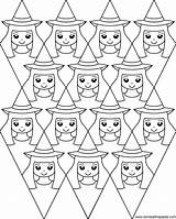 Hexagon Coloring Getcolorings Quilt sketch template
