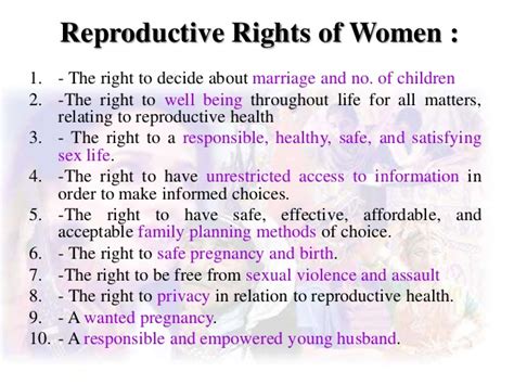 gender perspectives of reproductive health