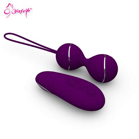מוצר new silicone kegel balls vaginal tight exercise vibrating eggs remote control geisha ball