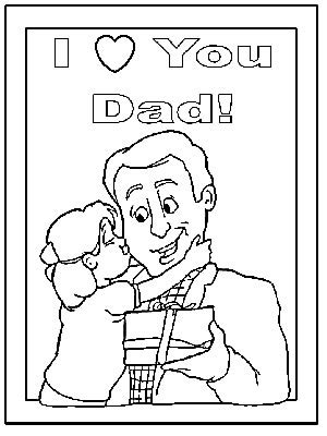 love  dad coloring page  printable coloring pages  kids