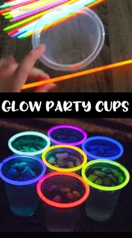 glow   dark party games  kids  ideas neon birthday party