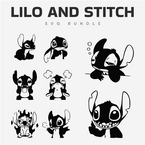 party gifting craft supplies tools stitch silhouette svg lilo