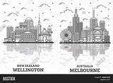 Melbourne Wellington sketch template