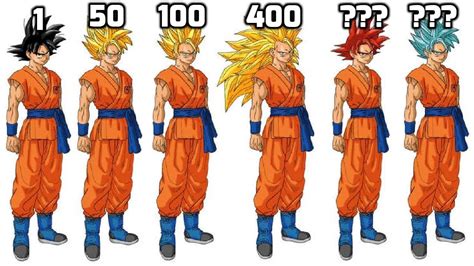 dbzmacky  saiyan forms multipliers dragon ball  power levels youtube