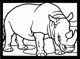 Rhino Coloring Pages Rhinoceros Rhinos Colouring Color Clipart Baby Animals Printable Print Drawing Getcolorings Getdrawings Wildlife Popular Gif Colorings 38kb sketch template