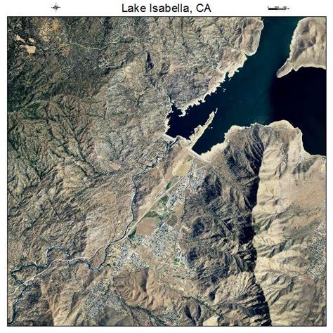 Aerial Photography Map Of Lake Isabella Ca California