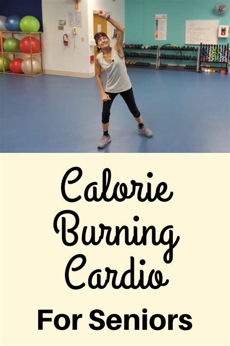 calorie burning cardio for seniors fitness with cindy