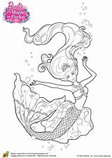 Barbie Coloriage Magie Des Perles Danse Hugolescargot Värityskuvat Imprimer Cheval sketch template