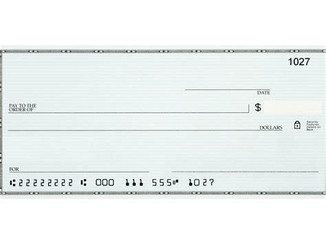 bank  america blank check template
