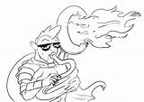 Sousaphone Getdrawings Drawing sketch template