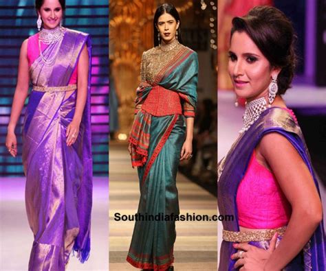 6 modern ways to style your kanjeevaram saree south india fashion