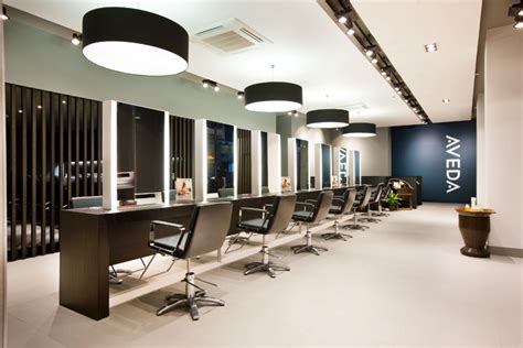 aveda lifestyle salon spa flagship  reis design leeds