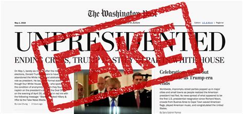 Fake Newsprint Copies — And A Fake Washington Post Home Page — Are