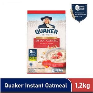 jual quaker instant oatmeal gram  gram jakarta selatan cvaldi brian tokopedia