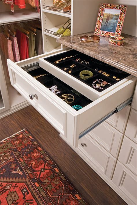 double jewelry drawer traditional  metro  transform