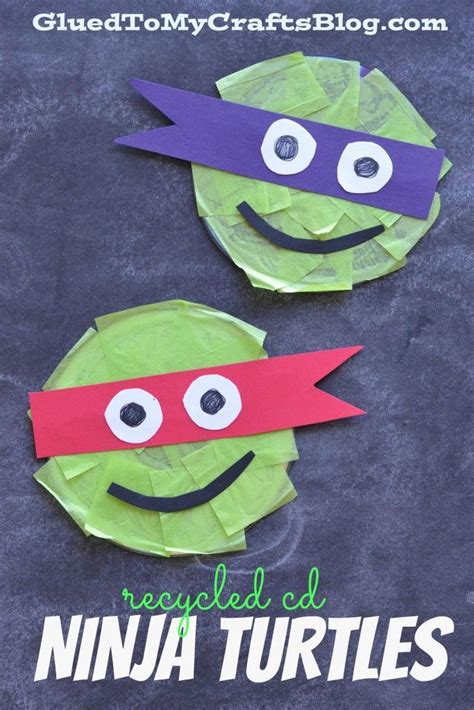 paper plate ninja turtles kid craft turtle crafts ninja turtle