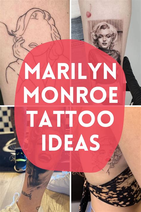 Marilyn Monroe Tattoo Designs Ideas Tattoo Glee
