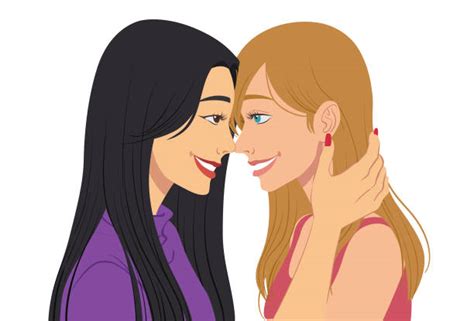 close up lesbians illustrations royalty free vector graphics and clip