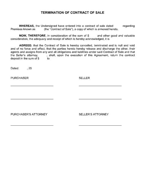 realtor real estate contract termination letter sample