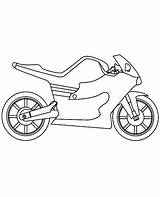 Coloring Motorcycle Pages Simple Motorbike Easy Topcoloringpages Motorbikes Education Sheets Kids sketch template