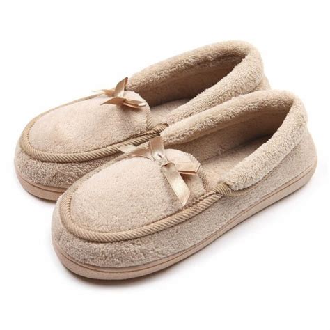 chicnchic women comfortable cotton fleece plush slippers cozy indoor soft sole  ebay