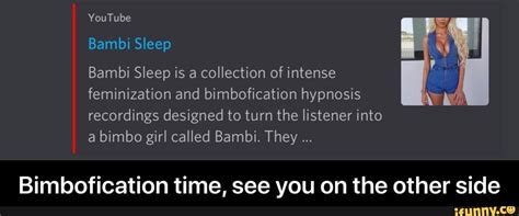 bambi sleep bambi sleep is a collection of intense feminization and