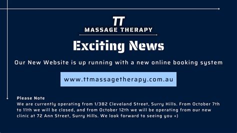 tt massage therapy  ann street surry hills fresha