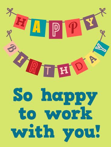 great  worker birthday card   celebrate