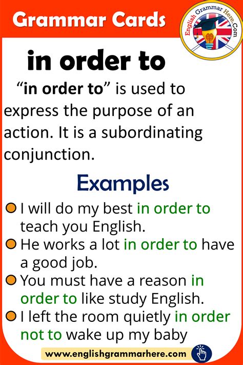 grammar cards   order   english english grammar