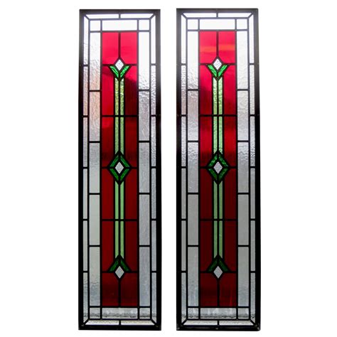 Contemporary Art Deco Stained Glass From Period Home Style