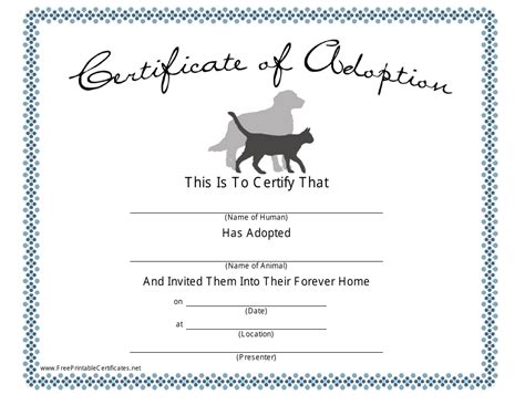 puppy adoption certificate template   hot sex picture