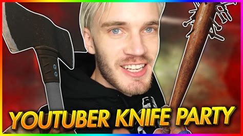 youtuber knife party rave in the redwoods melee only funny moments