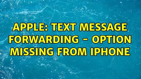 apple text message forwarding pilotgig