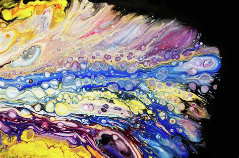 Iridescent Reality Fragment 4 Fluid Acrylic Painting Painting By Jenny