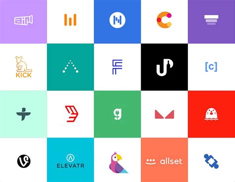 logos  tech startups   ebaqdesign medium