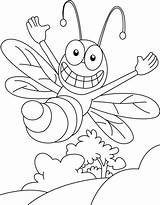 Mewarnai Lebah Bumblebee Pintarmewarnai Colornimbus Escolha sketch template