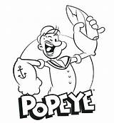 Popeye sketch template