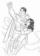 Superman Supereroi Pianetabambini sketch template