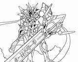 Omnimon sketch template