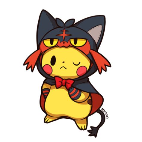 huiro  design  starters pikachu clothes