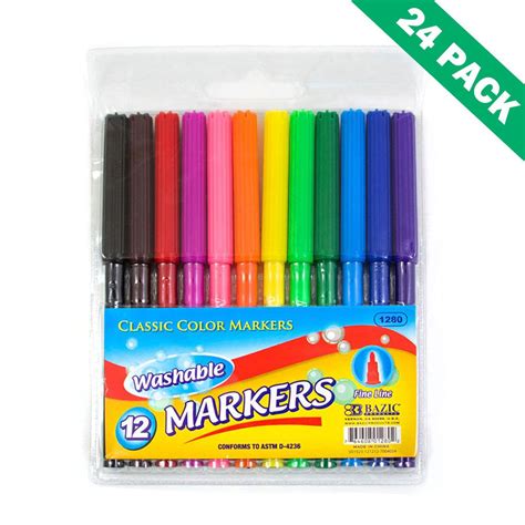 colored markers fine  watercolor washable markers   kids