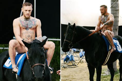 conor mcgregor rides bareback fully naked most bizarre