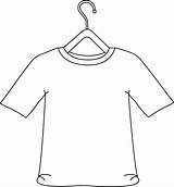 Hanger Shirt Clipart Clip Sweater Dress Outline Clothes Cliparts Library Graphics Uniform sketch template