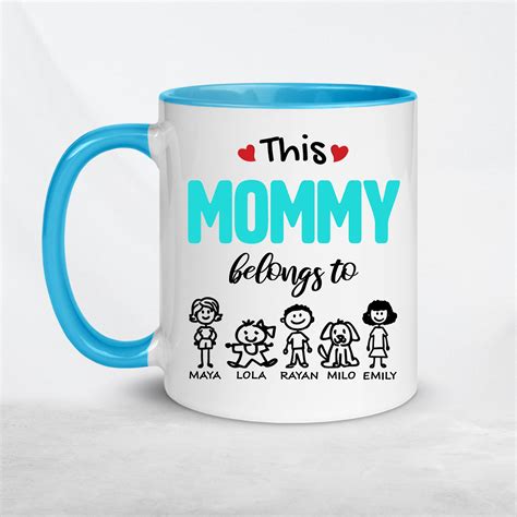 personalized mothers day mug custom mug  mom gift  etsy uk