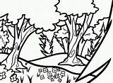 Mewarnai Hutan Pemandangan Informazone Seru sketch template