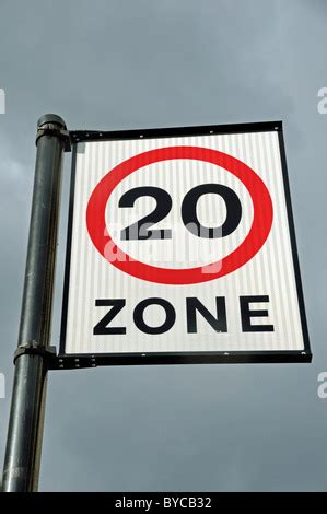 mile speed limit zone sign  residential area greenford west london england united